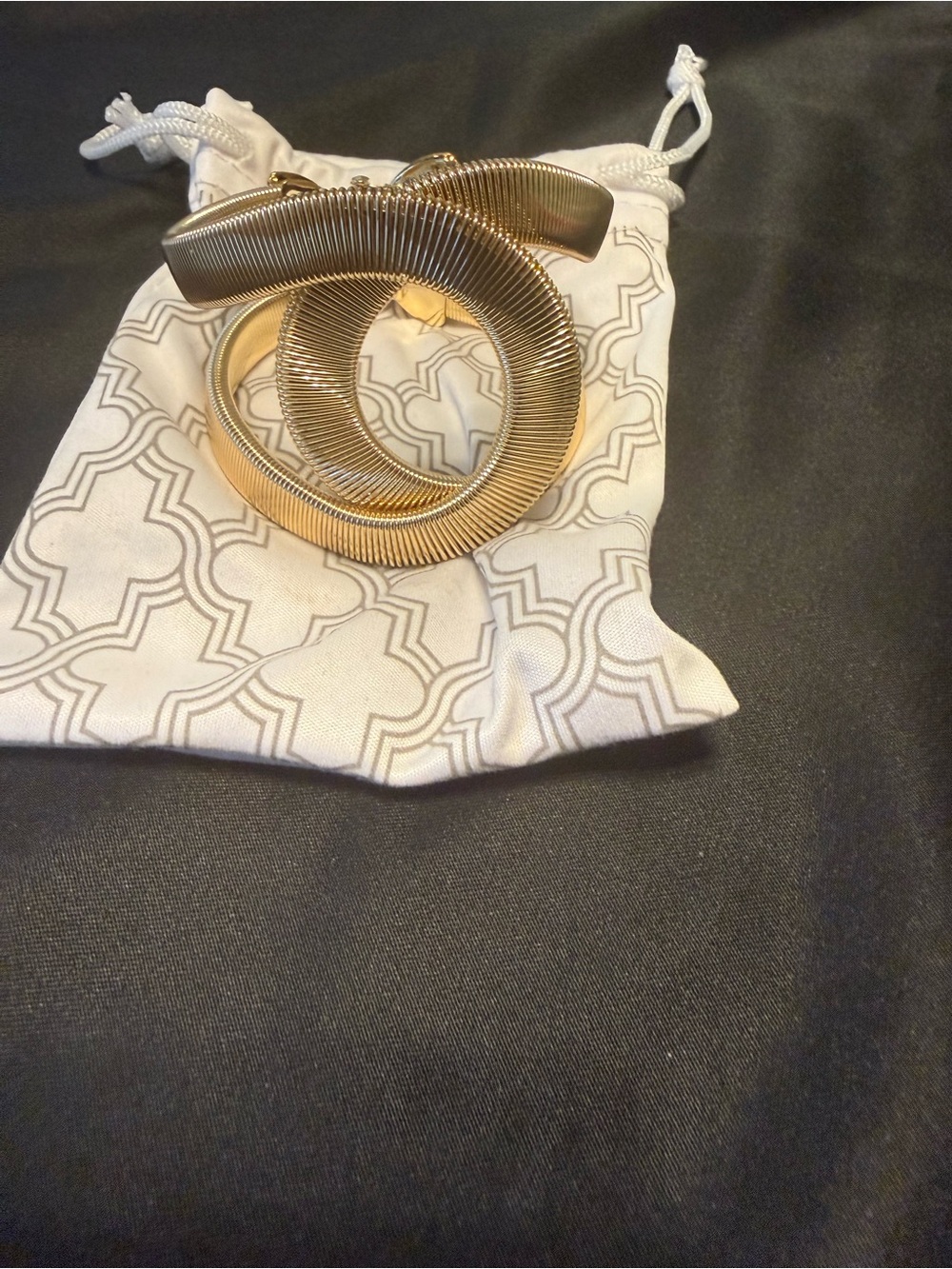 Park Lane Giselle Gold Tone Sculptural Loop Bracelet - Picture 3 of 7